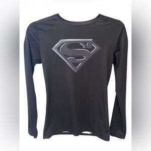 Under Armour HeatGear Superman Long Sleeve – Youth Large (YLG)